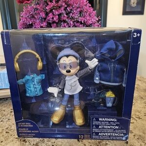 Disney Parks 50th Anniversary Mickey Mouse Doll & Accessories 12 Piece Set NEW